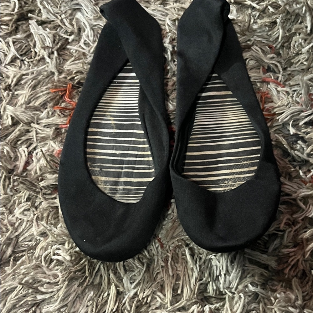 Time and Tru Black Women's Flats